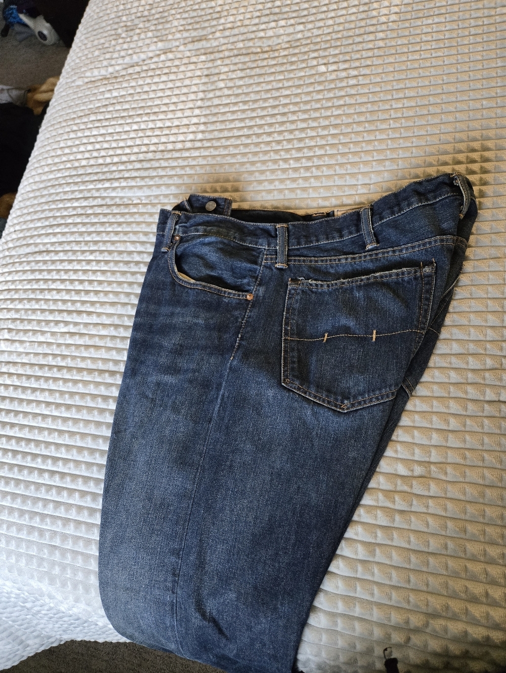 Ralph Lauren Polo Dark Blue Denim Jeans with Red Accent